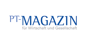 Logo: PT-Magazin – für Wirtschaft und Gesellschaft